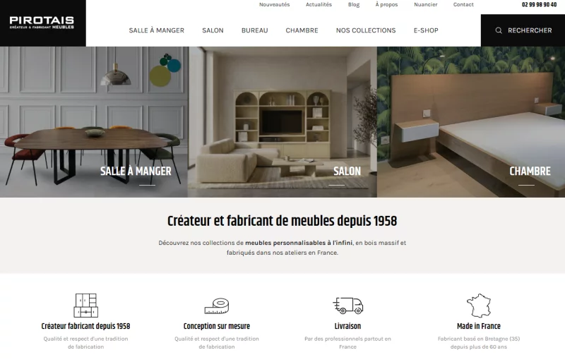 Pirotais Créateur et Fabricant Meubles