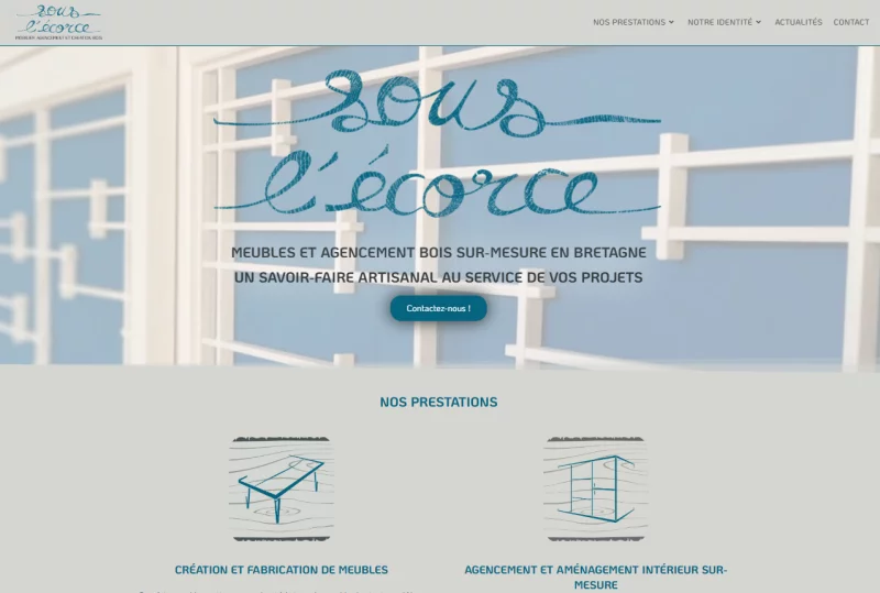 Sous l'écorce
