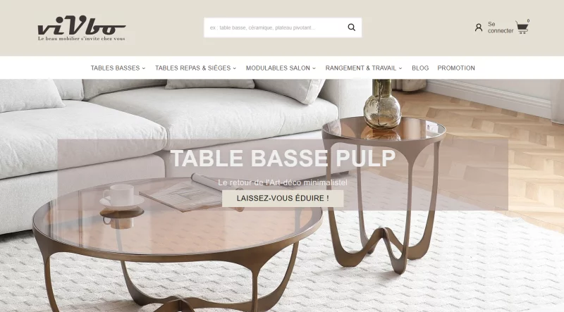 ViVbo - Le beau mobilier s'invite chez vous